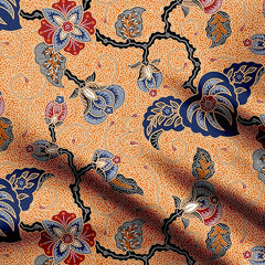 floral well pattern Print Fabric