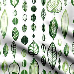 Garden Green Print Fabric