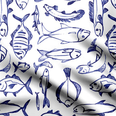 Fish Print Fabric