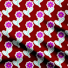 Cute Florals Print Fabric