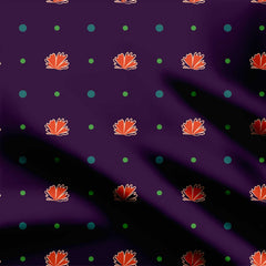 Dots Floral Print Fabric