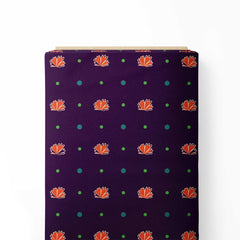 Dots Floral Print Fabric