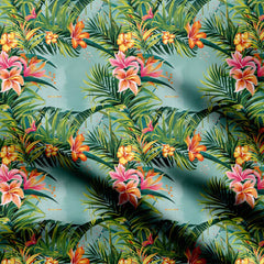 Palm Lilly Print Fabric