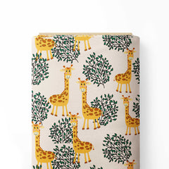 Jeffery the giraffe Print Fabric