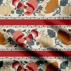 Floral stripe Print Fabric