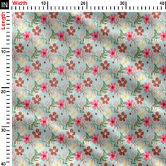 Floral Breeze Print Fabric