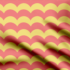 Wavy stripes Print Fabric