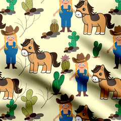 Wild West Print Fabric