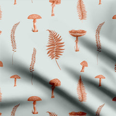 Mushrooms Print Fabric