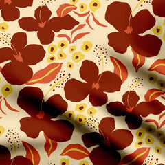 Hibiscus Hibiscus Print Fabric