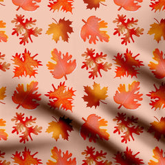 Musical Fall Pattern Print Fabric