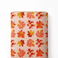 Musical Fall Pattern Print Fabric