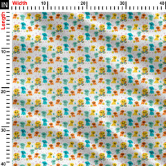 Little Puppy Cute Design Print Fabric