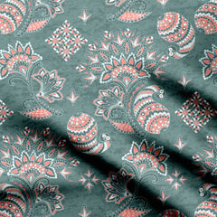 Serene Bloom Print Fabric