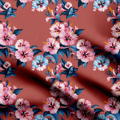 Hibiscus Print Fabric