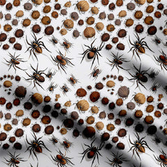 Spider Print Fabric