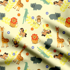 In the zoo Print Fabric