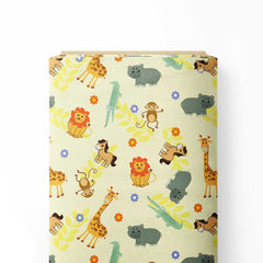 In the zoo Print Fabric