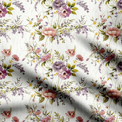 Soft Floral Print Fabric