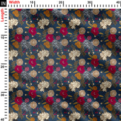 traditional look allover Print Fabric