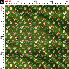 Christmas Vibes Print Fabric