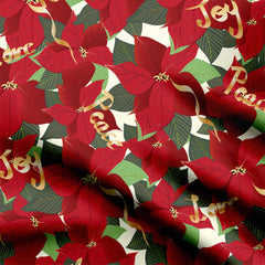 The spirit of Christmas Print Fabric