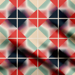 Vibrant Geometric Pattern 1 Print Fabric