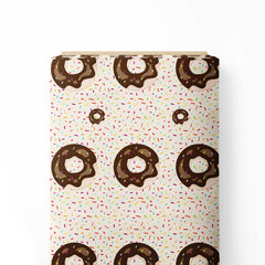 Donuts Print Fabric