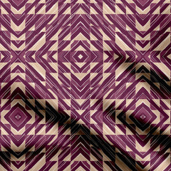 Muted Geometric Print Fabric