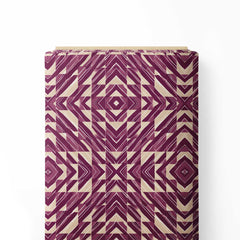 Muted Geometric Print Fabric