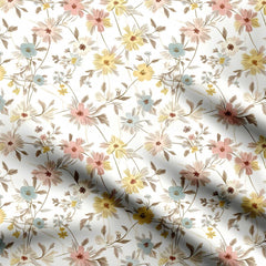 Soft Flowers 909 Print Fabric