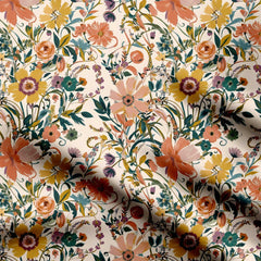 Soft Flowers 878 Print Fabric