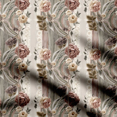 Muted tone predominance of soft Print Fabric