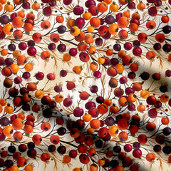 Autumn Berries Print Fabric