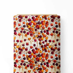 Autumn Berries Print Fabric