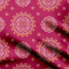 Western Digital Bandhani Print Fabric