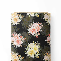 Big & Cute Flower Print Fabric