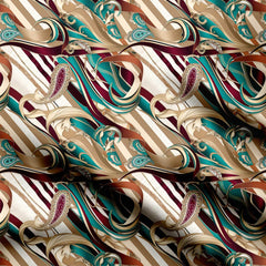 Paisley Abstract Print Fabric