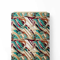 Paisley Abstract Print Fabric