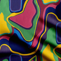 Color Collision Print Fabric