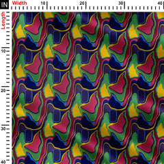 Color Collision Print Fabric