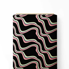 Abstract Bays Print Fabric