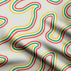 Flowing Channel Print Fabric