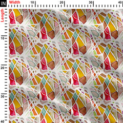 Splintered Spectrum Print Fabric