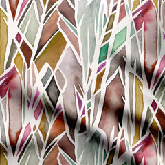 Ice Branches Print Fabric