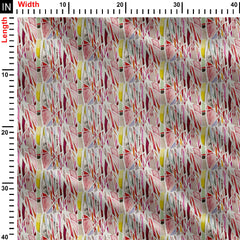 Color burst Cracks Print Fabric