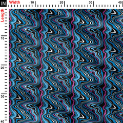 Ocean Currents Print Fabric