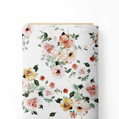 January Blooms Print Fabric