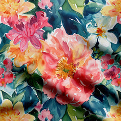 Floral Medley Print Fabric