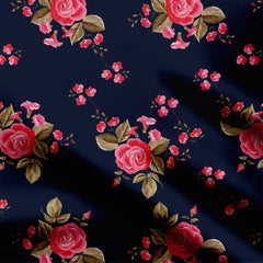 Passionate Floral Print Fabric